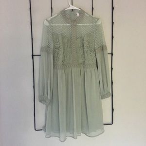 NWOT Xhilaration Mint Green Lace Dress
